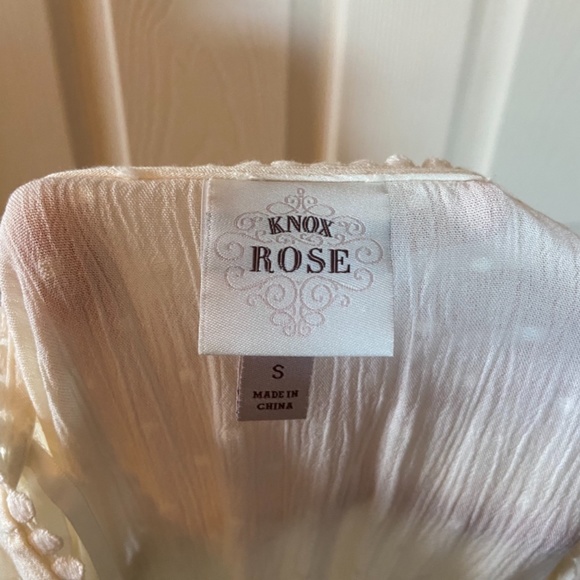 White Swiss Dot Maxi Dress - Picture 3 of 4